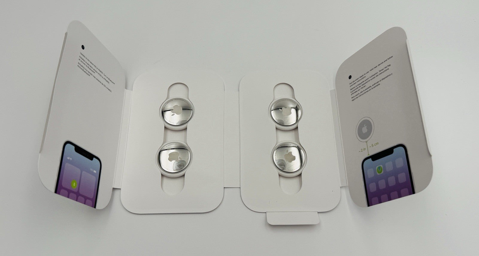 Apple AirTag 4-Pack GPS Tracker MX542LL/A A2187