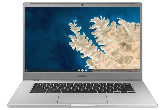 Samsung Chromebook 15.6" Celeron/4GB/64GB FHD Laptop Platinum Titan 2022 WTY