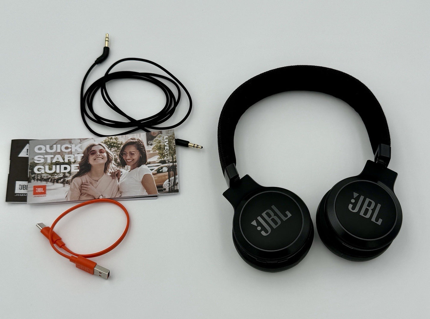 JBL Live 675NC Noise Cancelling Bluetooth On-Ear Wireless Headphones 1 yr wrnty