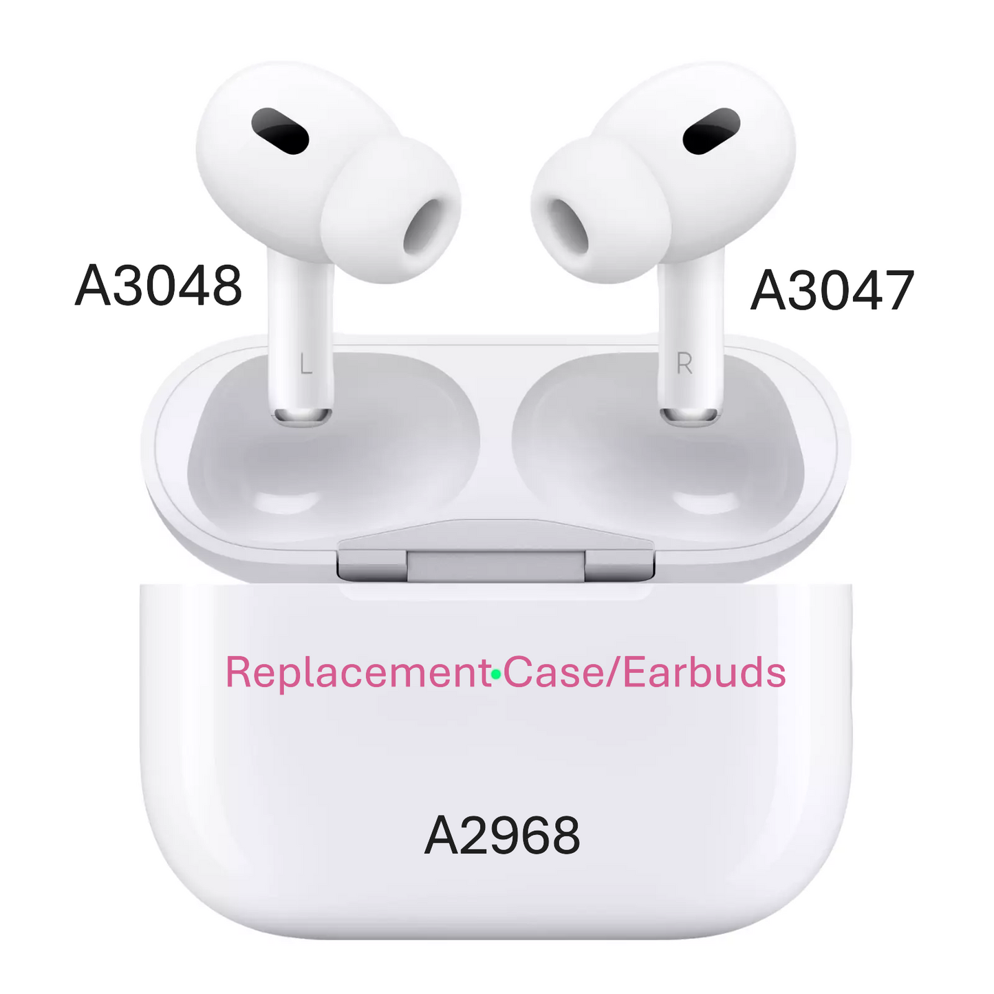 Genuine Apple AirPods Pro 2 USB-C  Replacement Part – Left /Right or Case