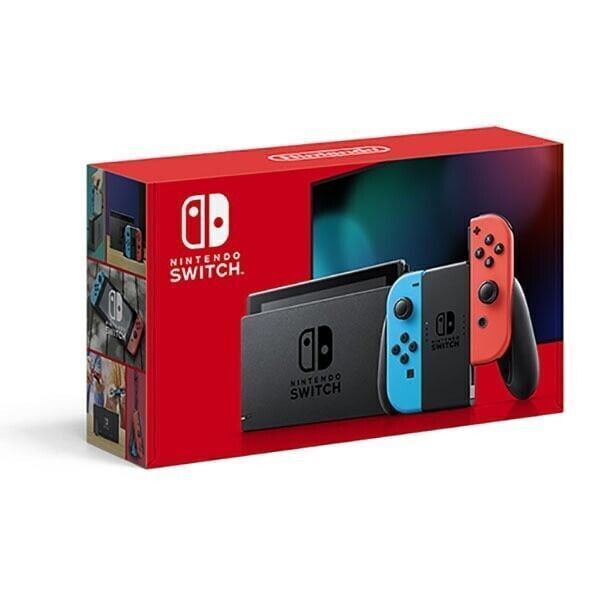 Nintendo Switch Console with Neon Blue and Neon Red Joy Cons 32GB V2